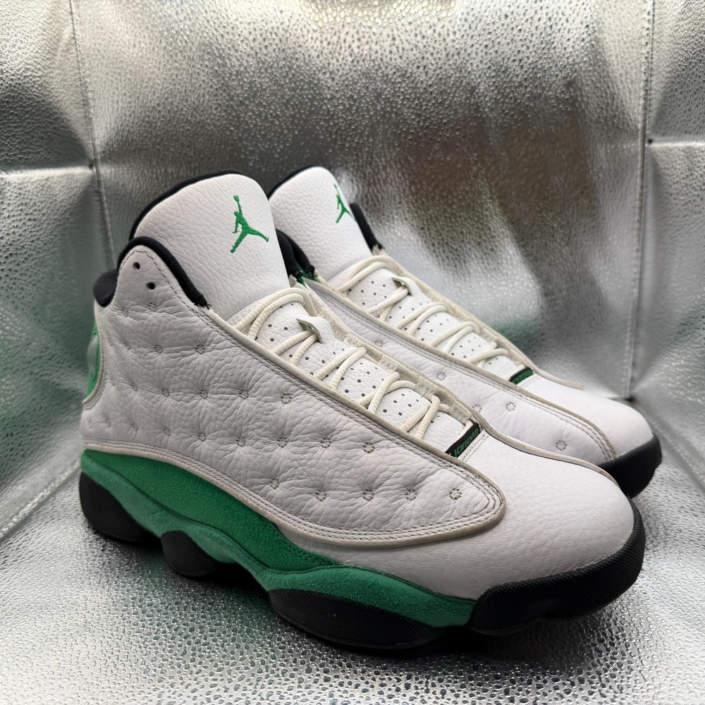 Size 10 Jordan 13 Retro Lucky Green 2020 Mens Lace-Up Athletic Shoes DB6537-113